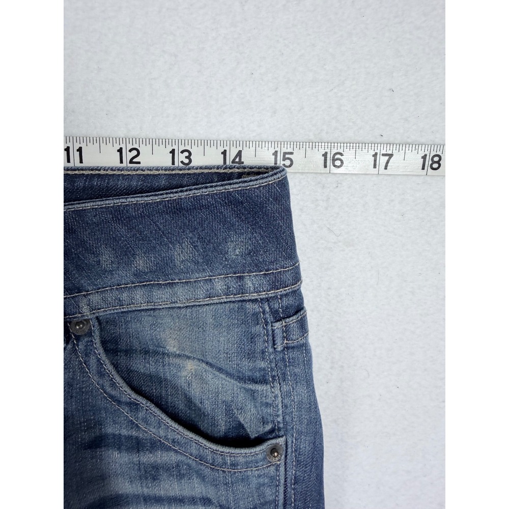 Hudson Jeans Beth Baby Bootcut Blue Denim Low Rise Flap Pocket W170DCV Size 26 - Picture 7 of 10